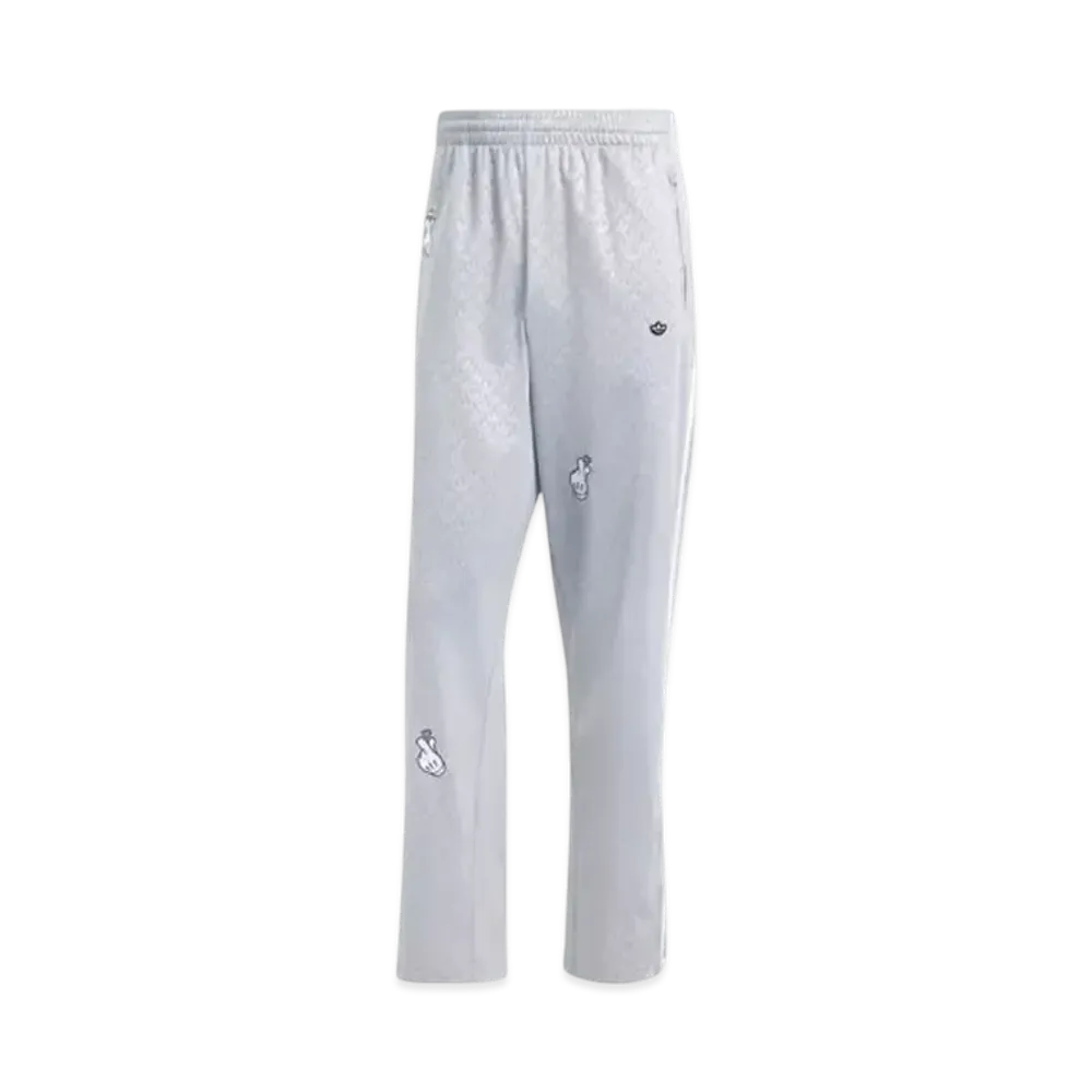 adidas Mickey Mouse x Originals Embroidered Monogram Firebird Track Pants "Light Onix"