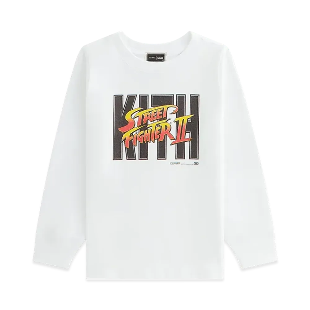 Kith x Capcom Kids Street Fighter Ultra Vintage Tee "White"