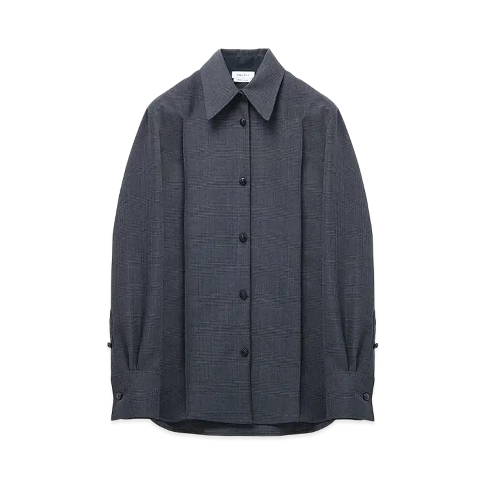 Alexander McQUEEN Prince Of Wales Shirt "Black/DarkGray"