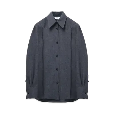 Alexander McQUEEN Prince Of Wales Shirt "Black/DarkGray"