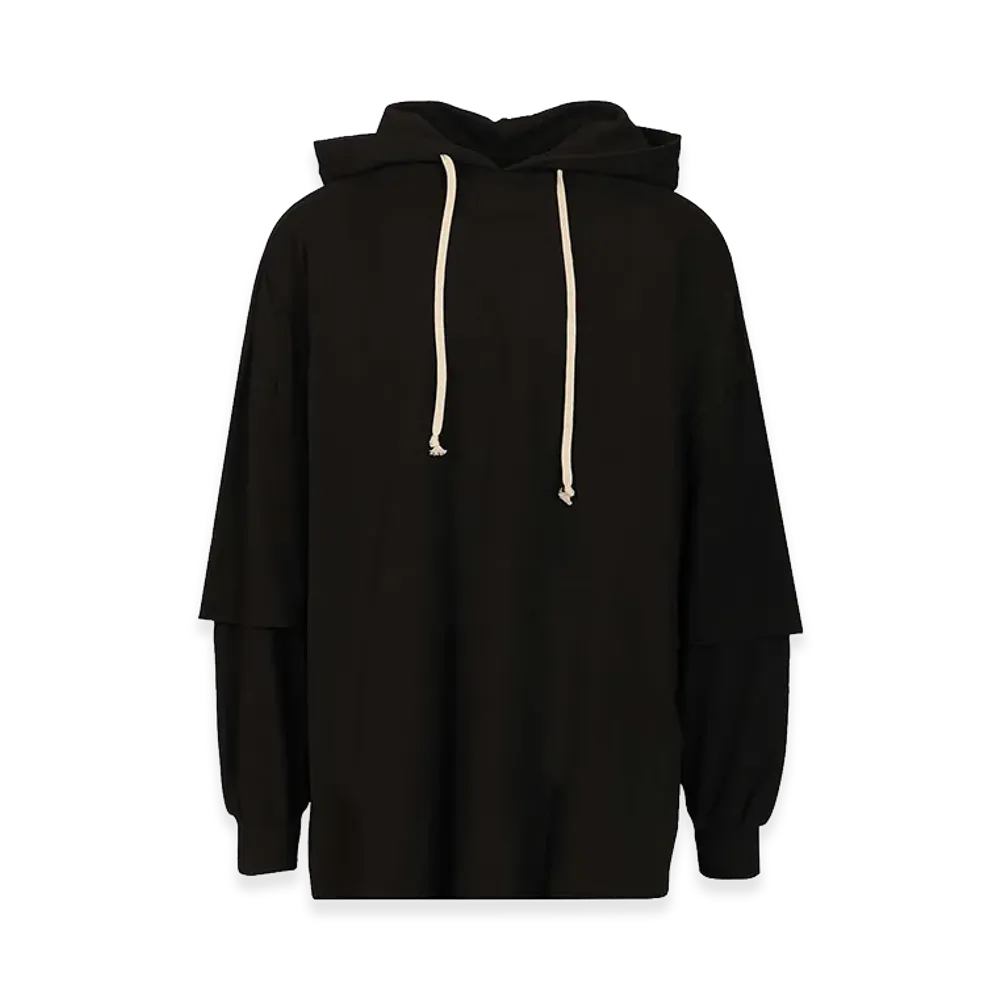 Rick Owens DRKSHDW Knit Sweatshirt Tommy Hustler Hoodie "Black"