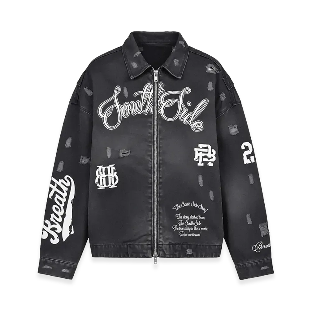 BREATH Bleach Duck Jacket "Black"