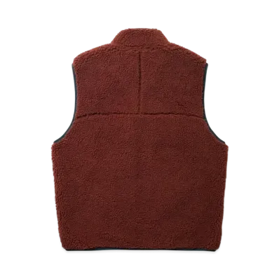 FIRST DOWN Boa Fleece Vest "Amber"