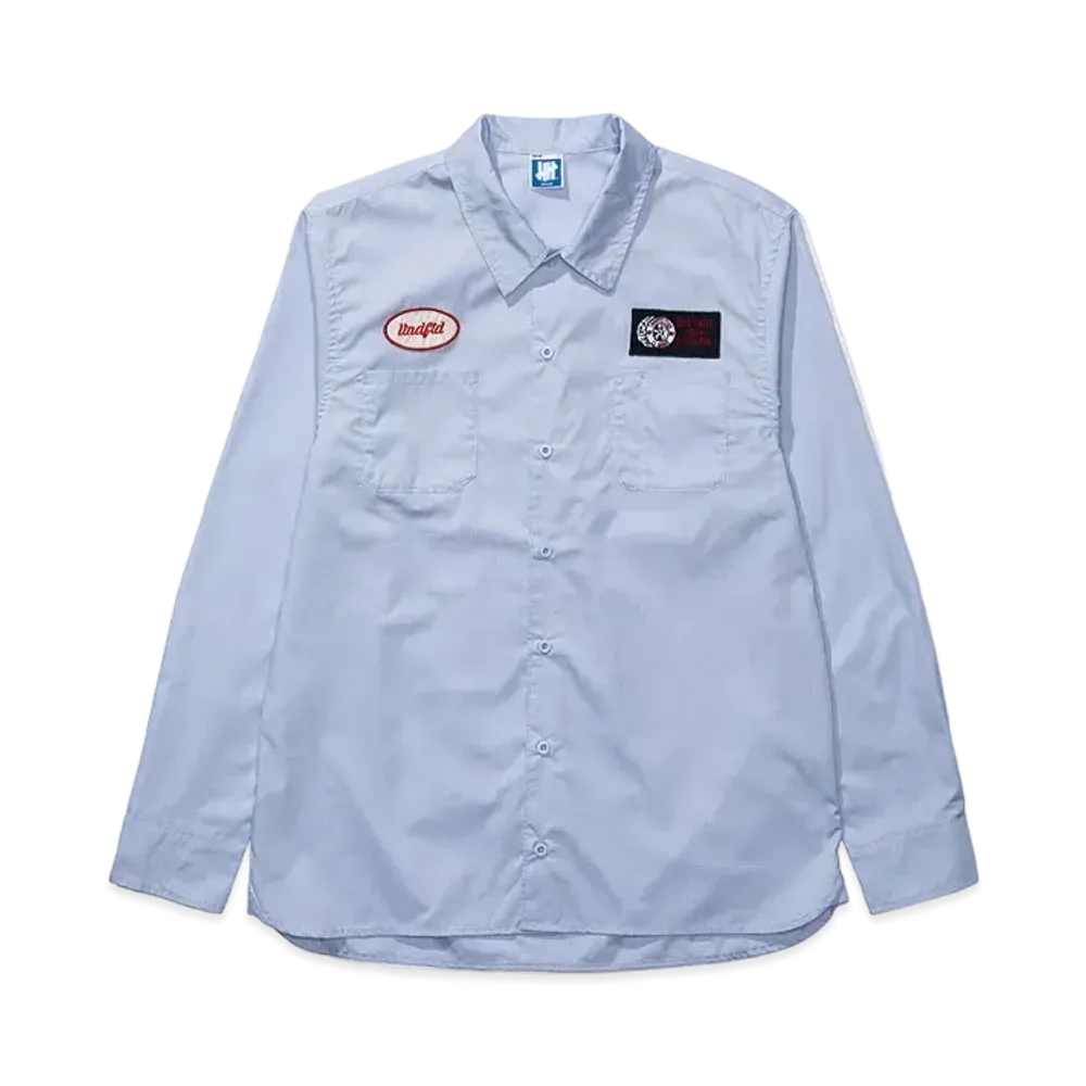 UNDEFEATED L/S Work Shirt - 30007 "Light Blue"
