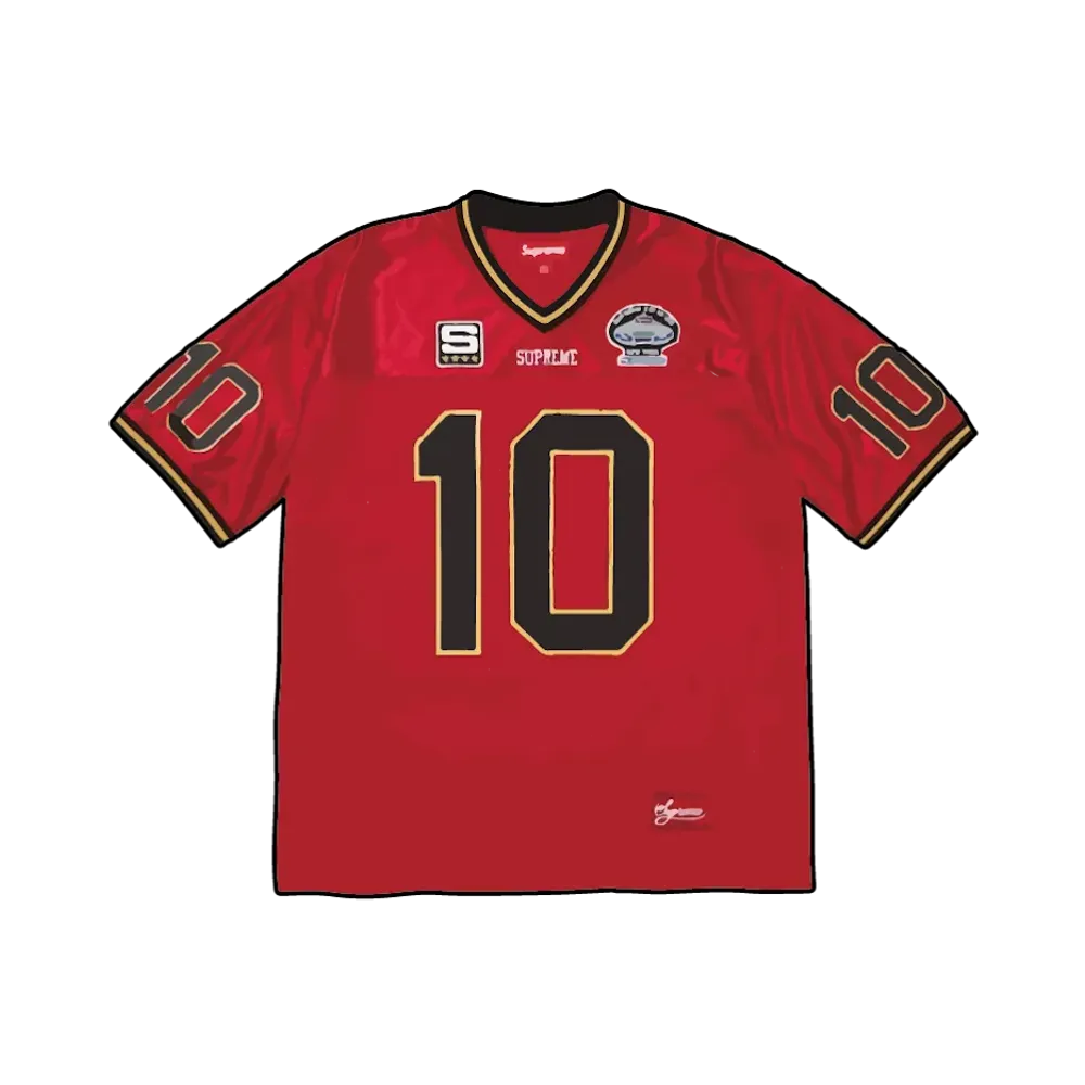 Supreme Find God Football Jersey "Red"