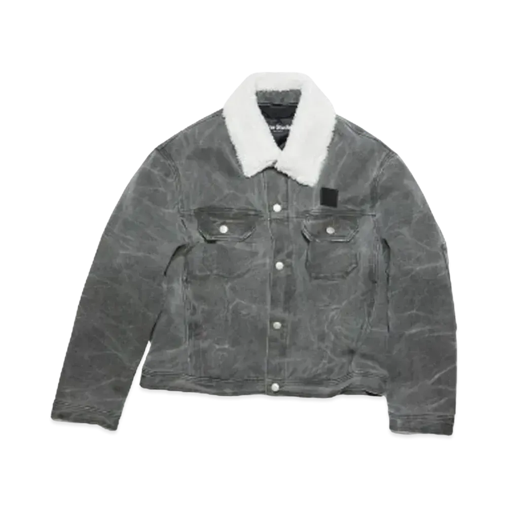 Acne Studios Padded Denim Jacket "Carbon Gray"