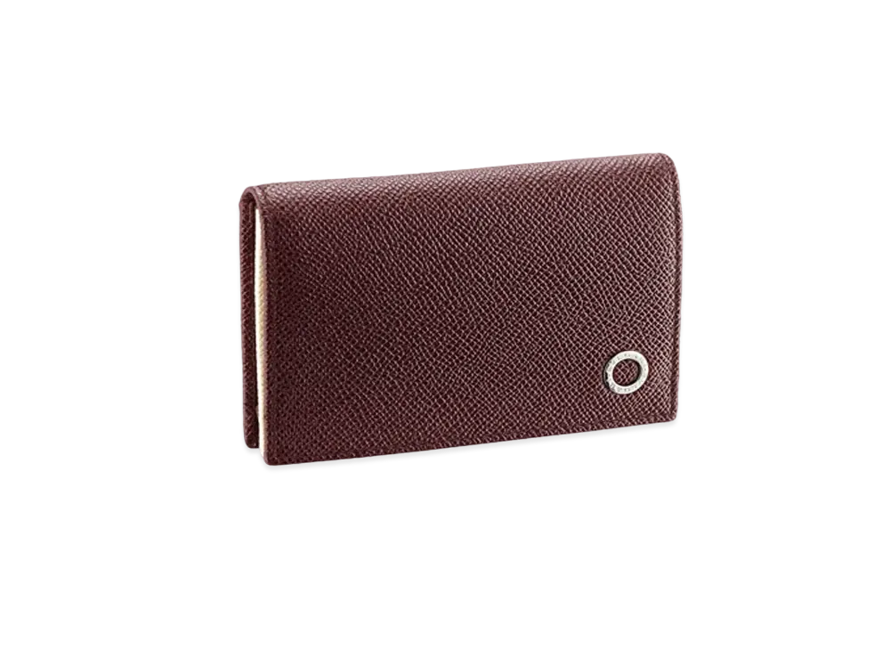 BVLGARI BVLGARI MAN Business Card Holder "Bordeux"