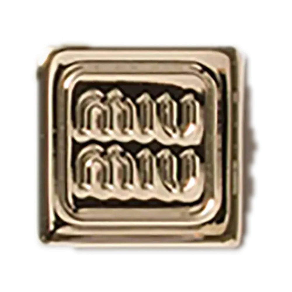 MIU MIU Metal Scarf Ring "Gold"