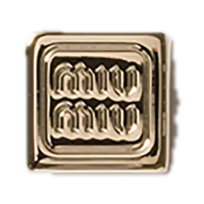 MIU MIU Metal Scarf Ring "Gold"