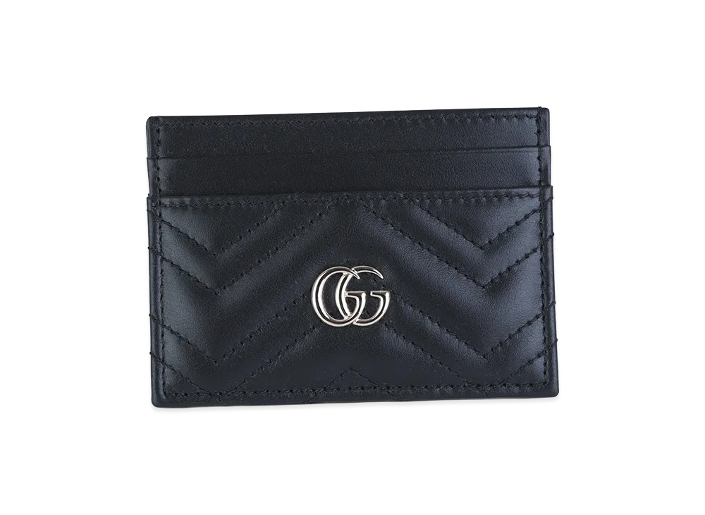 GUCCI Women's 'GG Marmont' Card Holder "Black"