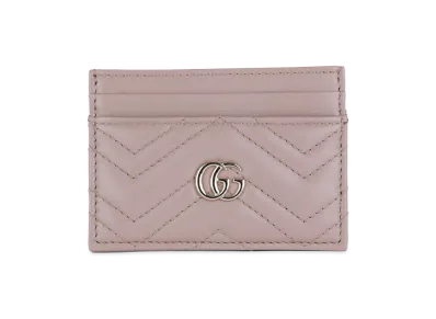 GUCCI Women's Leather Card Holder "Pink"