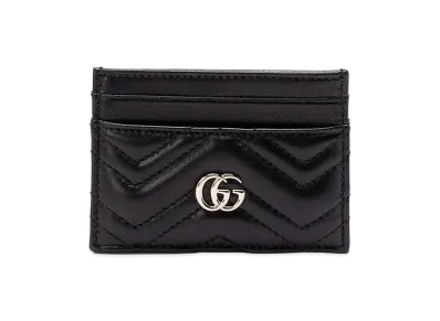 GUCCI Women's Leather Card Holder "Black"