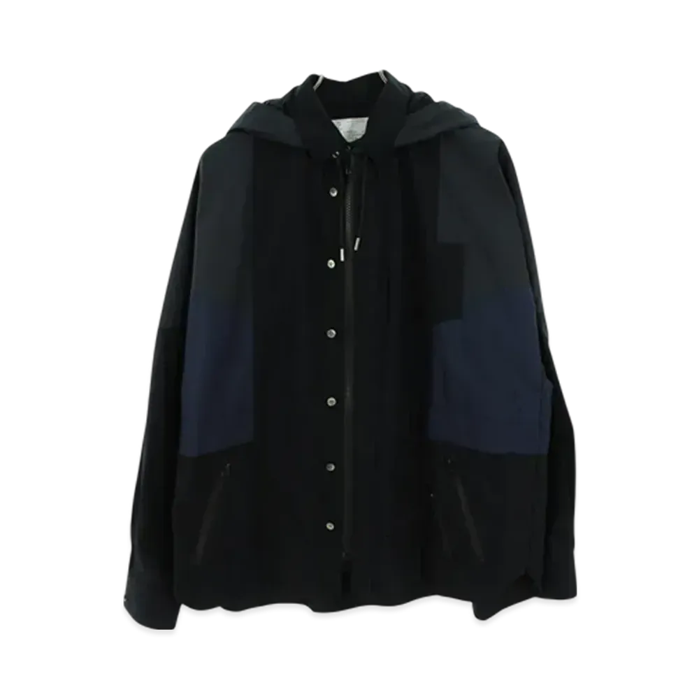 sacai 21AW Cotton Poplin Shirts Jacket "Black"