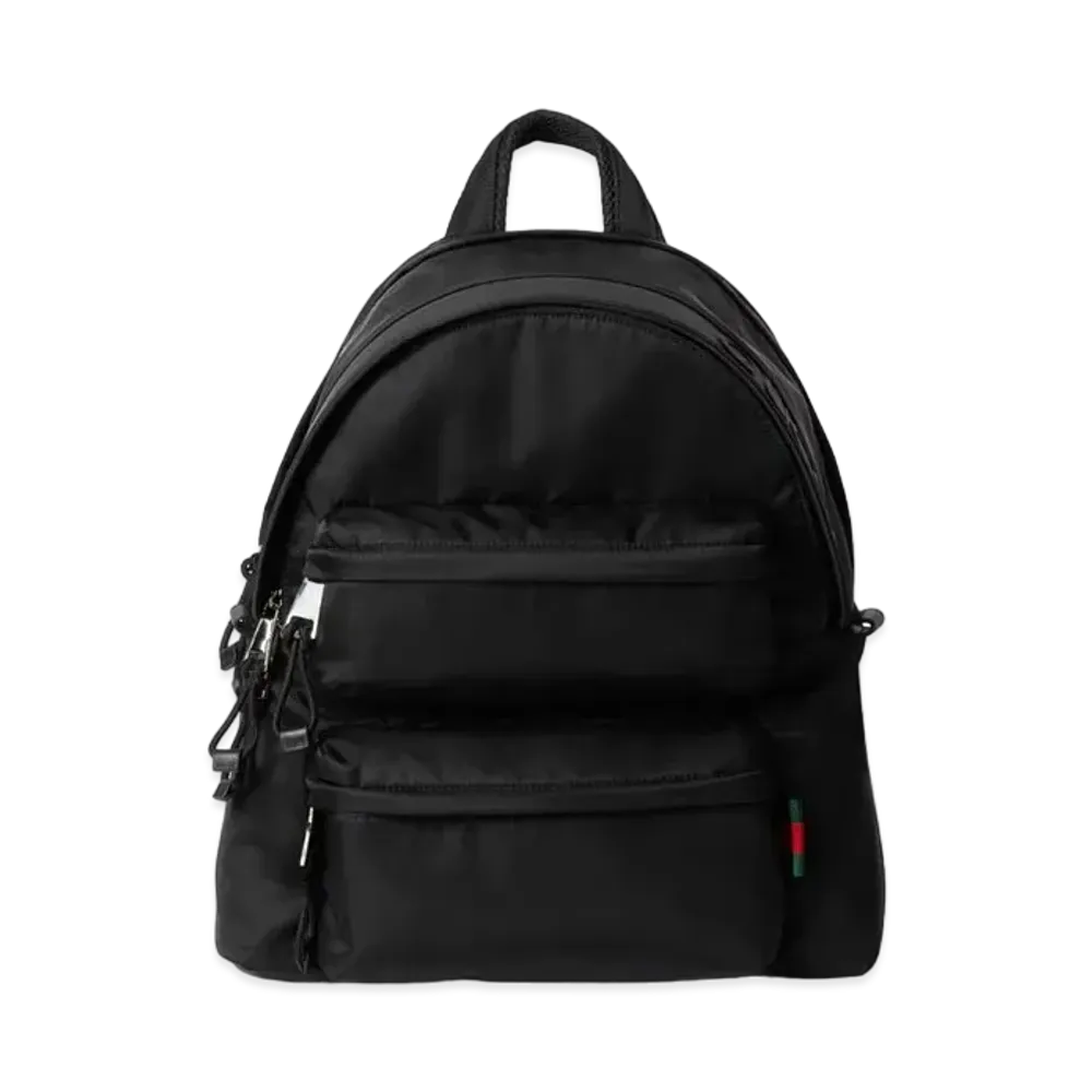 GUCCI Medium Backpack with Gucci Logo "Black"