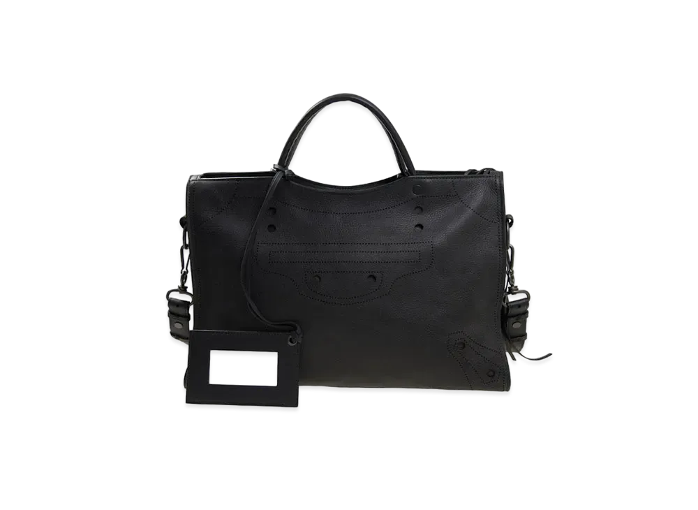 BALENCIAGA Handbag Calfskin "Black"