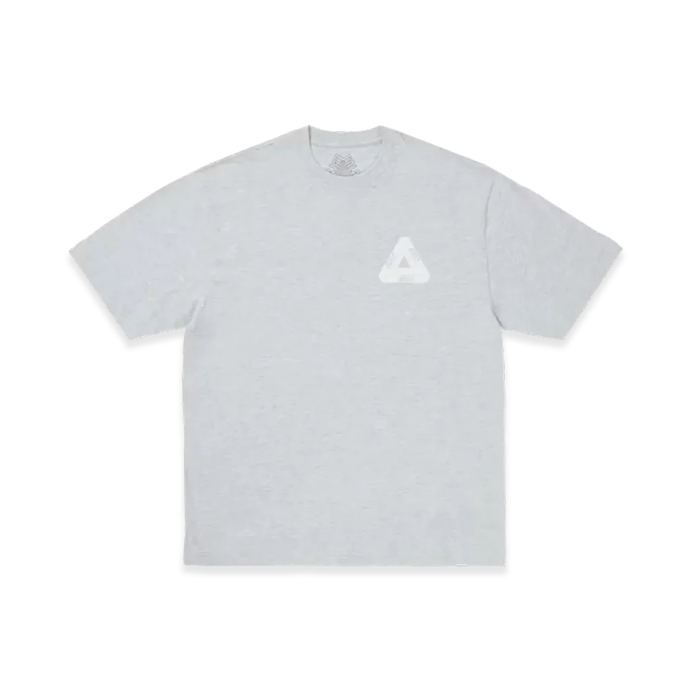 PALACE JAMSIL Seoul 3 Tri-Ferg T-Shirt "Grey Marl"