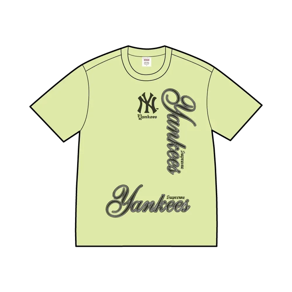 Supreme x MLB Teams Tee NY "Pale Mint"