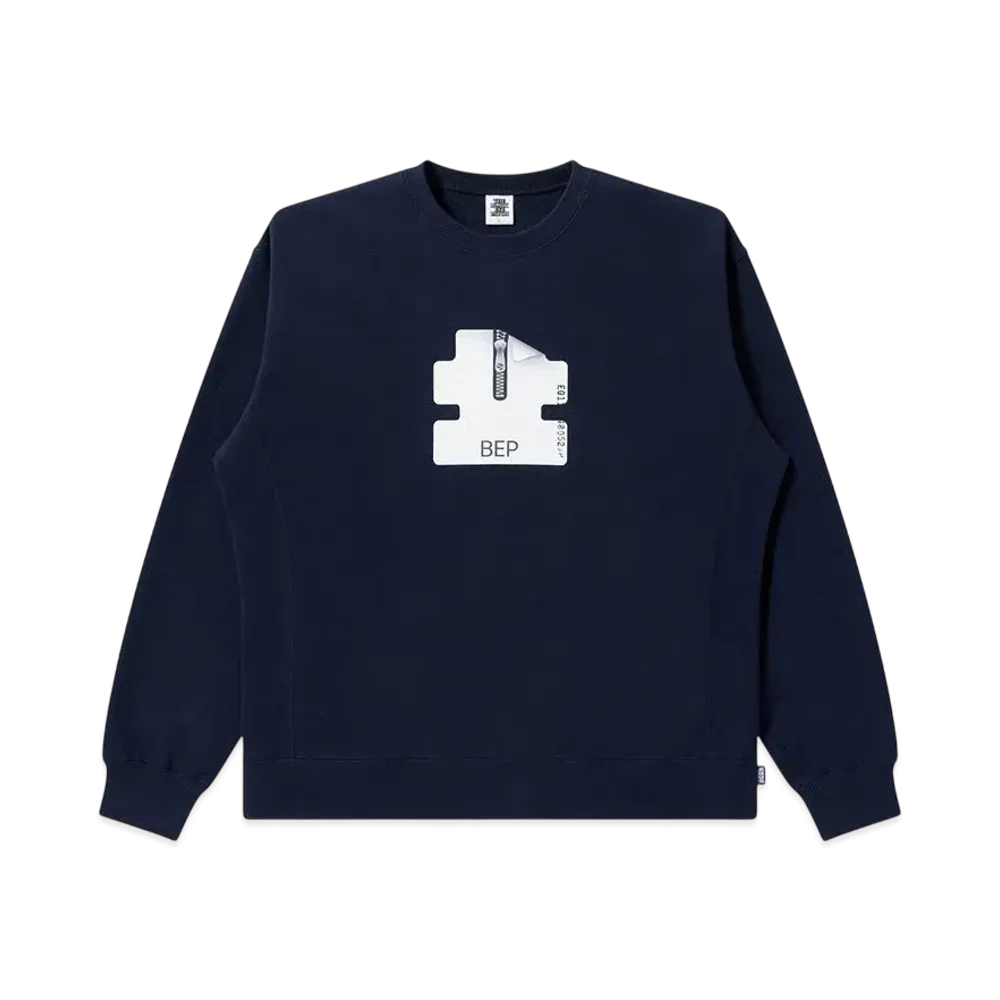 BlackEyePatch Og Zip File Crew Sweat "Navy"