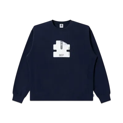 BlackEyePatch Og Zip File Crew Sweat "Navy"