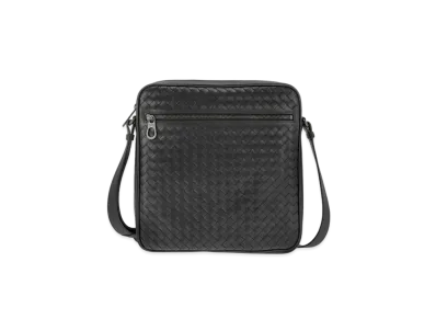 Bottega Veneta Lambskin Shoulder Bag "Black"