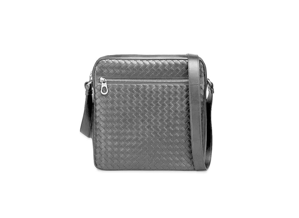 Bottega Veneta Calfskin Shoulder Bag "Grey"