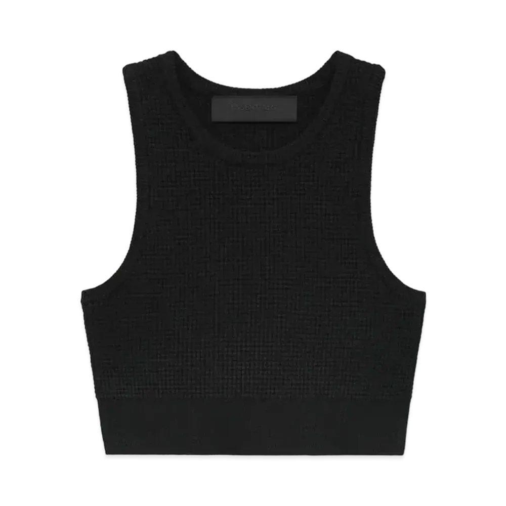 FEAR OF GOD Essentials Women's Waffle Sport Tank "Black"