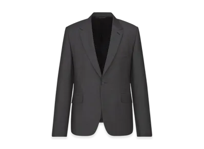 Dior Virgin Wool and Mohair Classic Jacket "Gray"