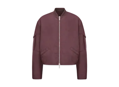 Dior Christian Dior Couture Bomber Jacket Technical Fabric "Burgundy"