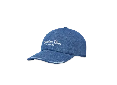 Dior Christian Dior Couture Cap Cotton Denim "Blue"