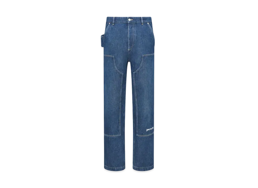 Dior Christian Dior Tag Carpenter Jeans Cotton Denim "Blue"