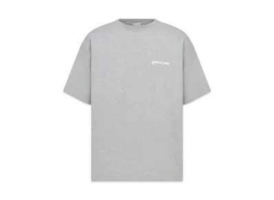 Dior Christian Dior Tag T-shirt Relaxed Fit Cotton Jersey "Gray"