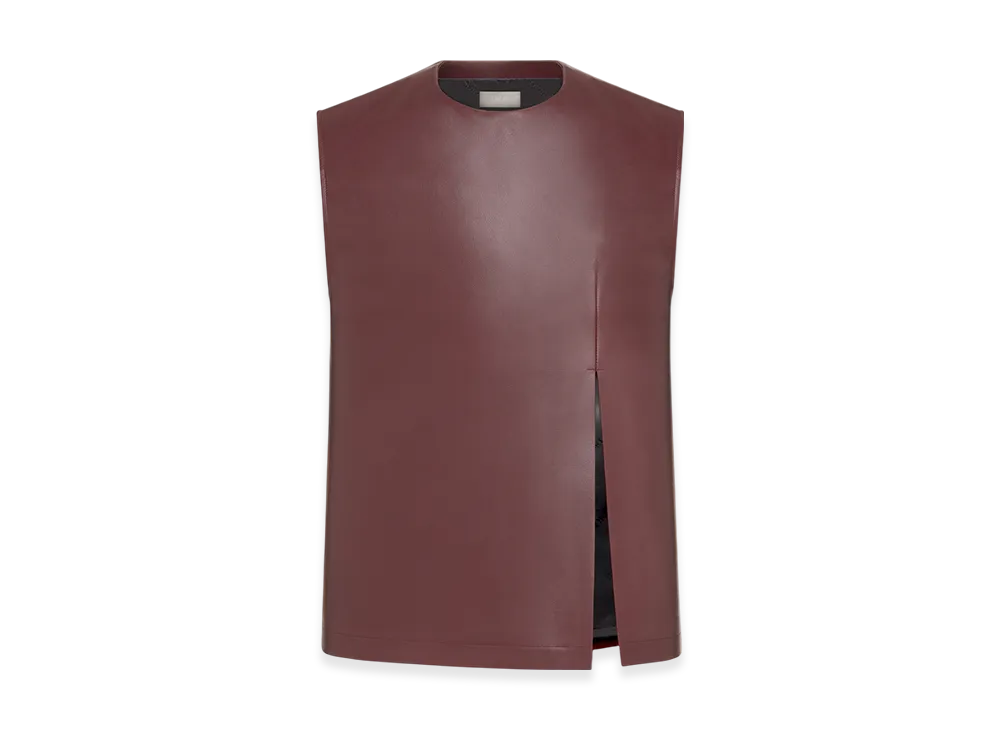 Dior Christian Dior Couture Top Calfskin "Burgundy"