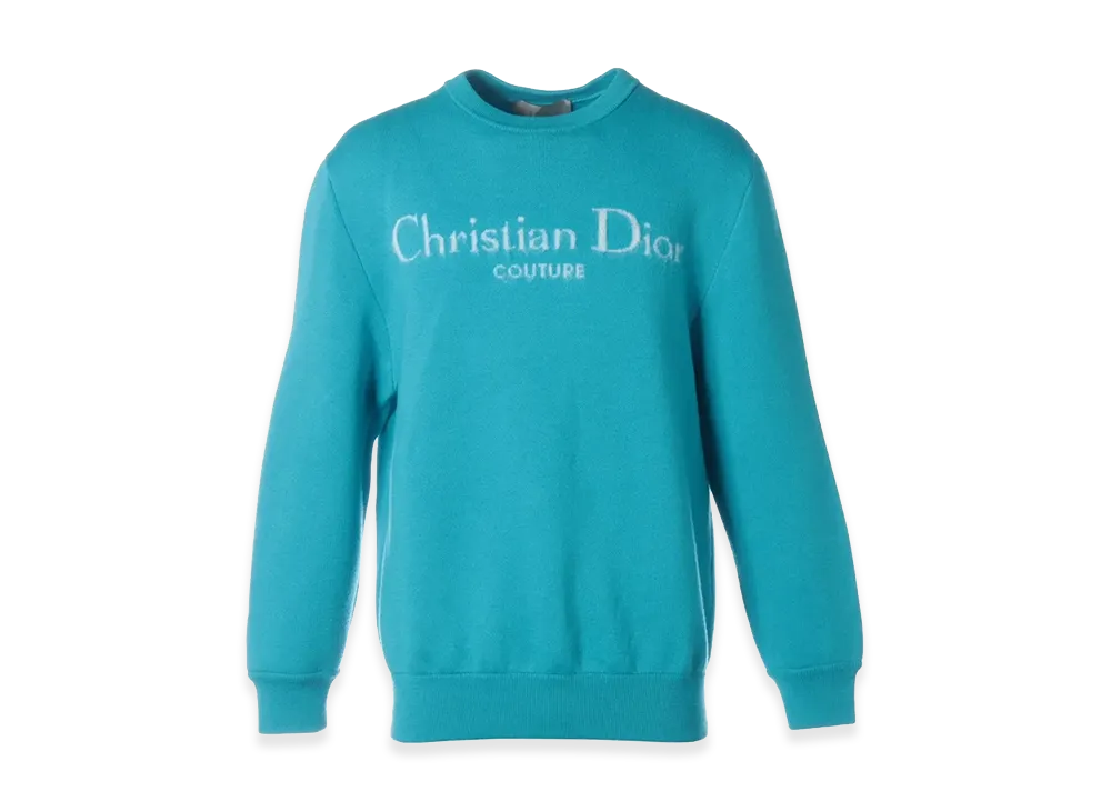 ディオール ウールニット "ブルー" 443M645AT884