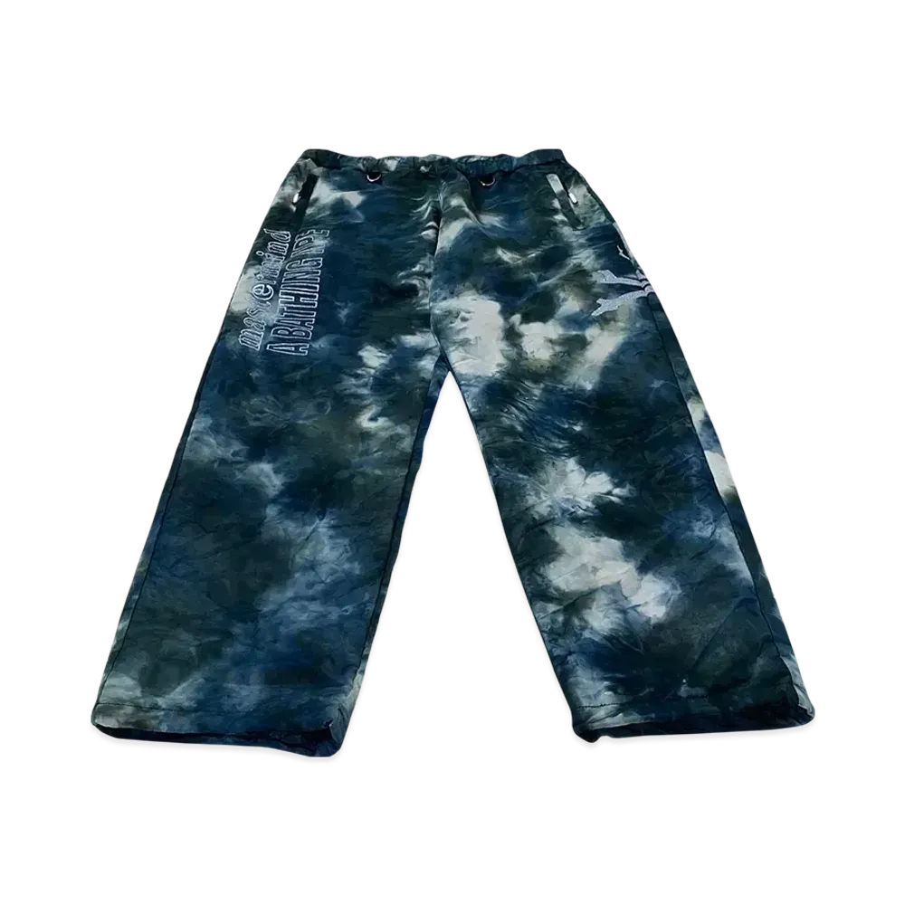 A BATHING APE x mastermind JAPAN Chusen Pants "Black"