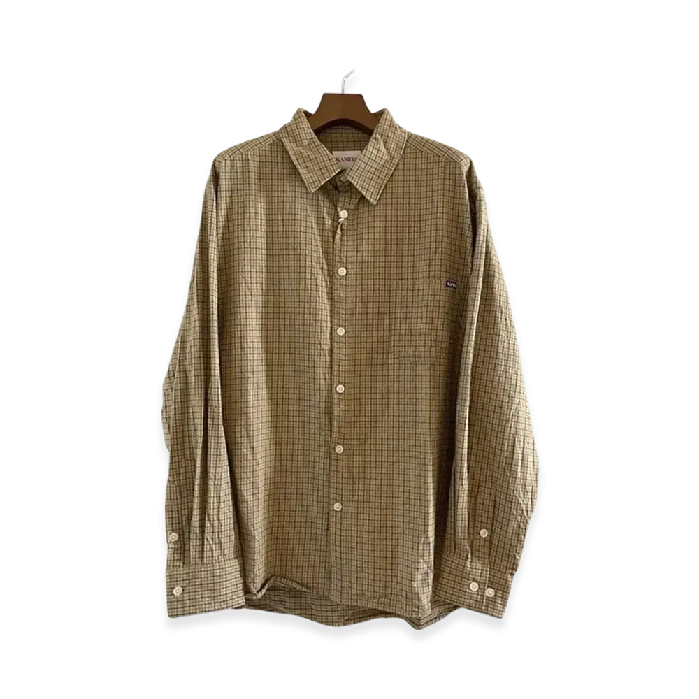 Maison MIHARA YASUHIRO x KAMIYA Oversized Checkedsh "Beige"