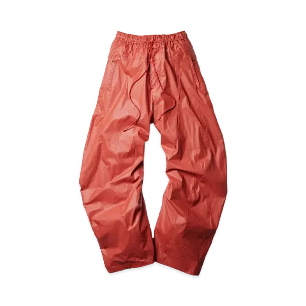 JULIUS Dimensional Wide Pants "Vermilion"