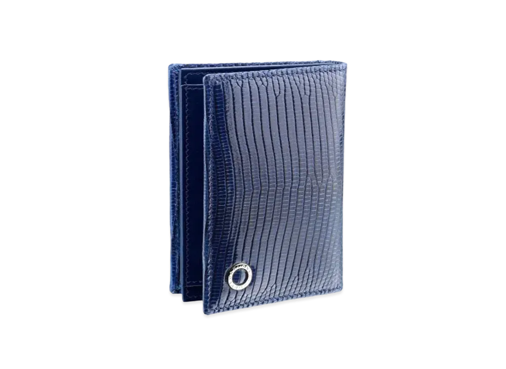 BVLGARI BVLGARI MAN Business Card Holder "Blue"