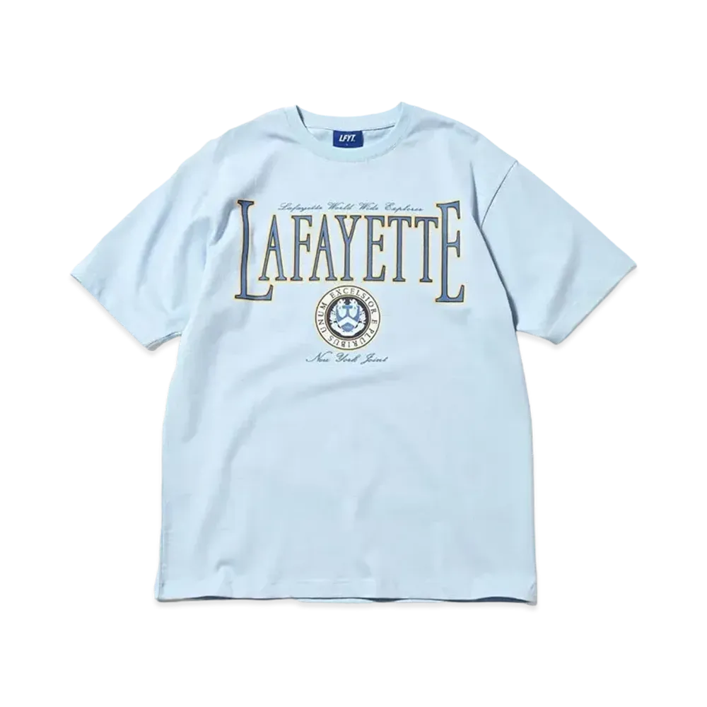 Lafayette LAFAYETTE COAT OF ARMS TEE "LIGHT BLUE"
