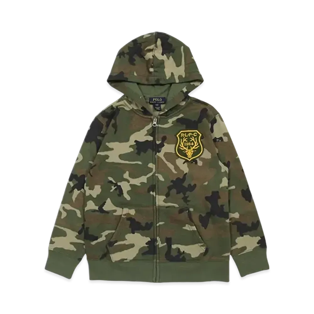 Polo Ralph Lauren Kids Camo Zip Up Parka "Camo"