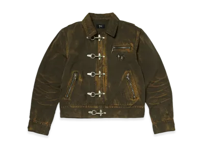 THUG CLUB TC Two Tone Washed Jacket "Olive"
