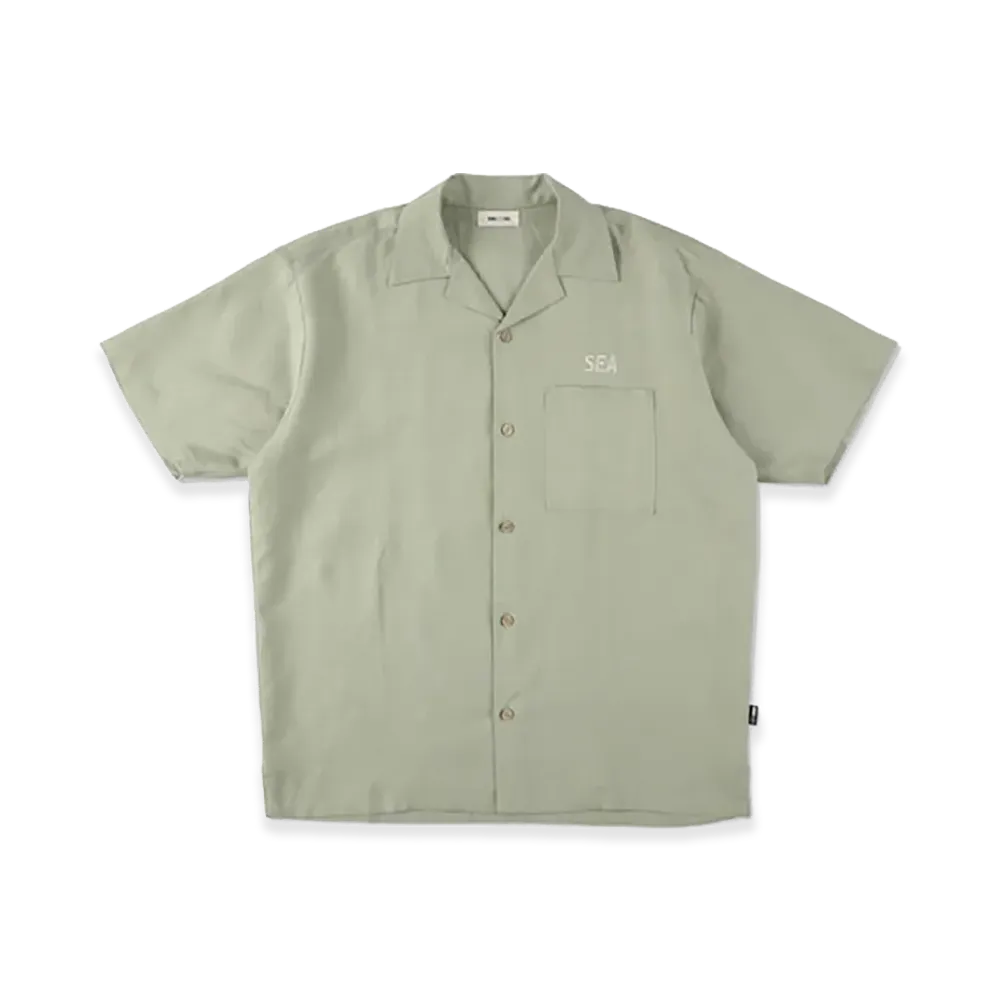 WIND AND SEA Sea Linen Shirt "Green"