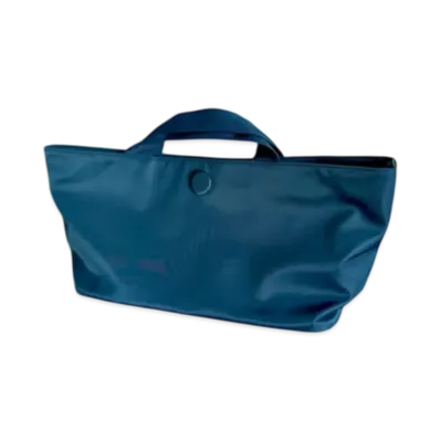 null. Boat Shape Nylon Bag "Navy"