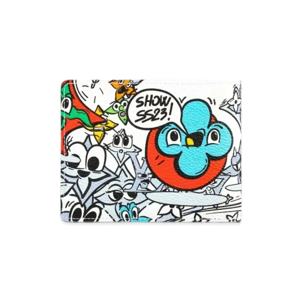Louis Vuitton Multiple Wallet Monogram Comic "Blue"