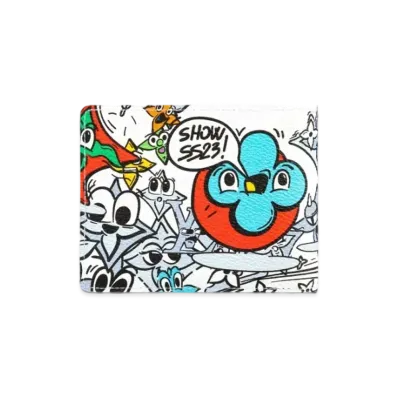 Louis Vuitton Multiple Wallet Monogram Comic "Blue"