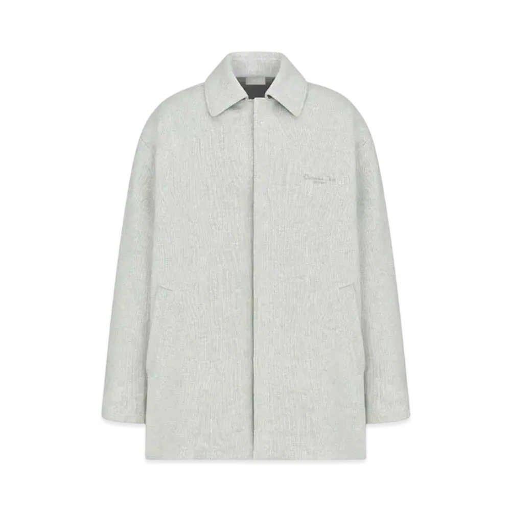 Dior Men's Knit Coat Wool Jersey "Beige"