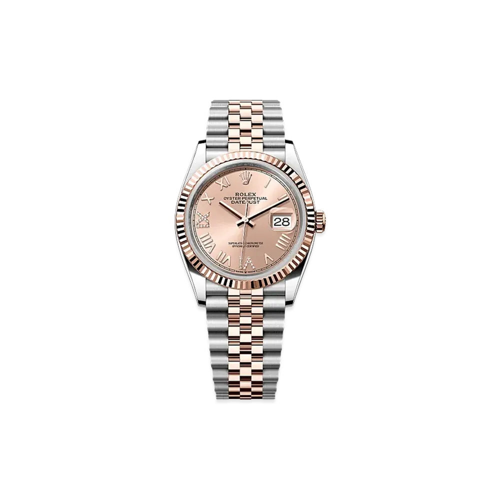 ROLEX Datejust 36 Oystersteel & Everose Gold "Rose"