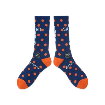 SAINT Mxxxxxx Socks Dot "Navy"