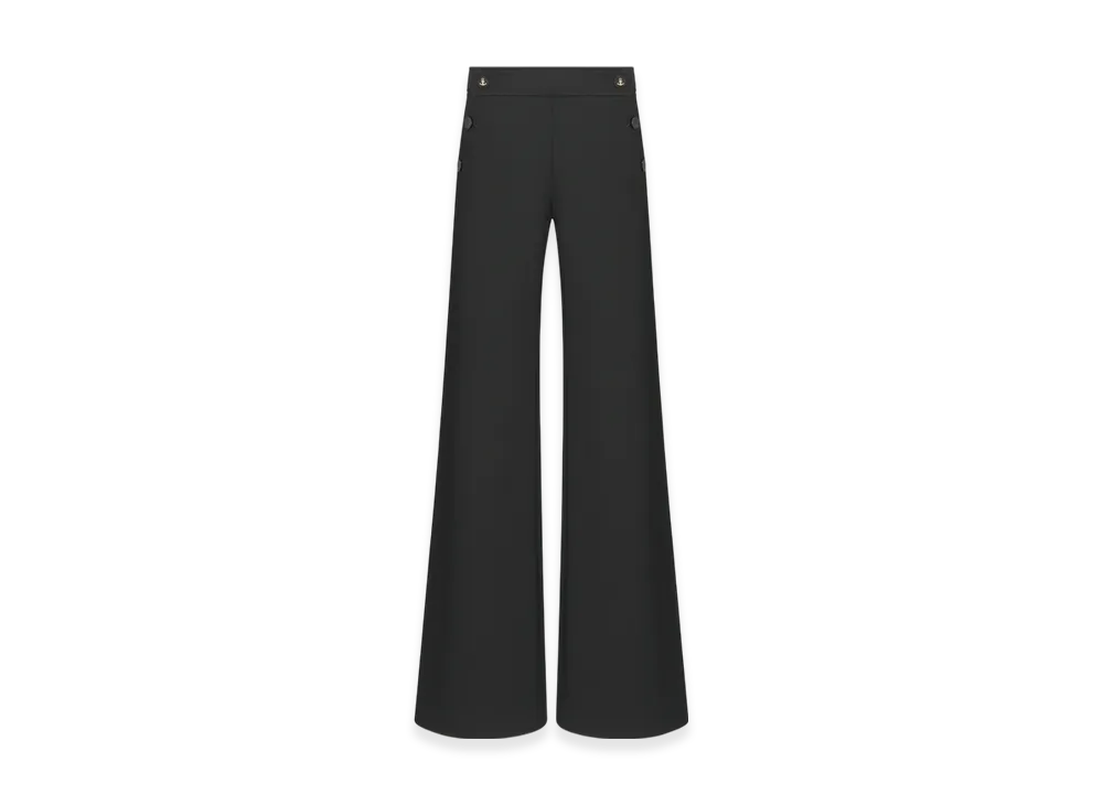 Dior Women's Technical Knit Sailor Pants "Black"