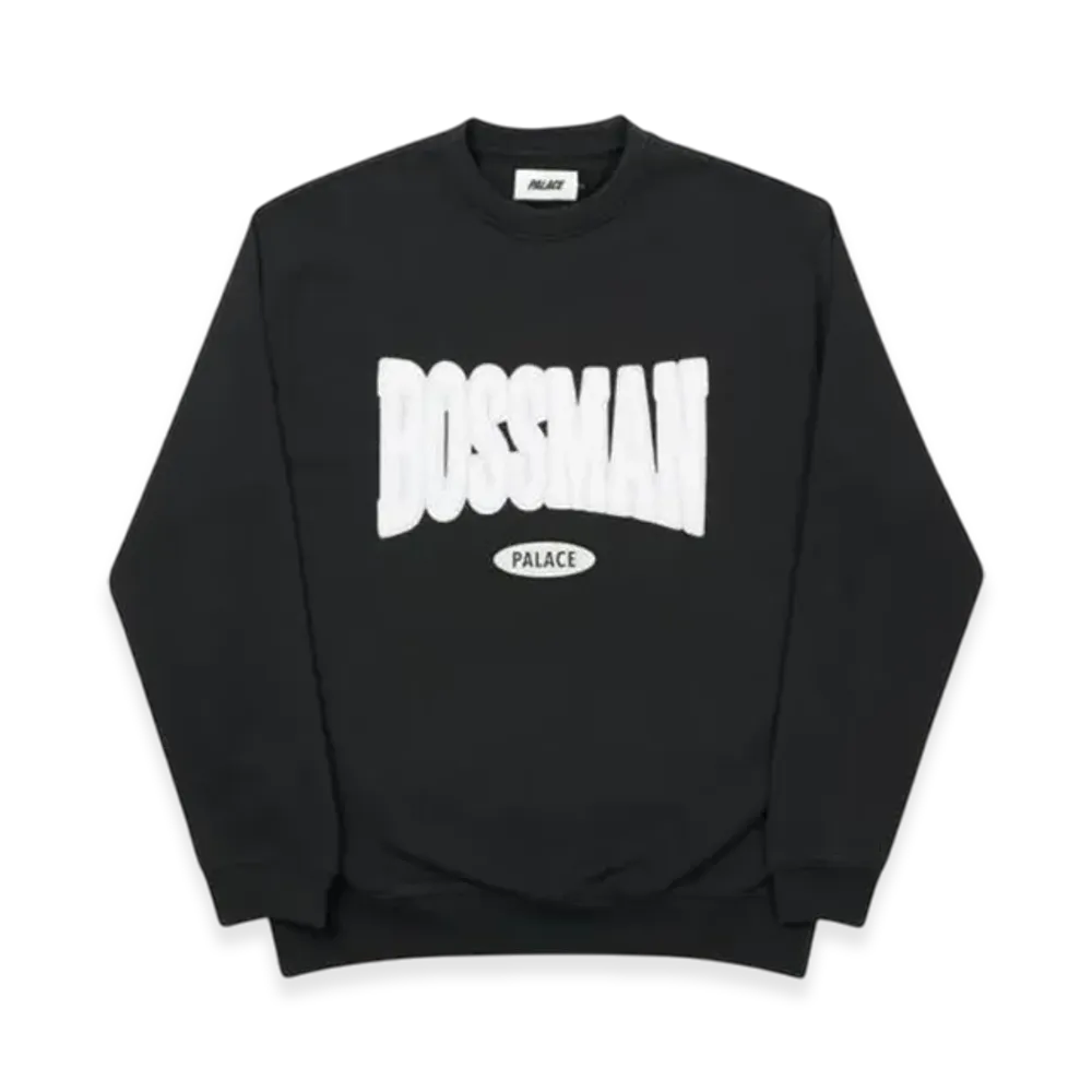PALACE Boss Man Crew "Black"