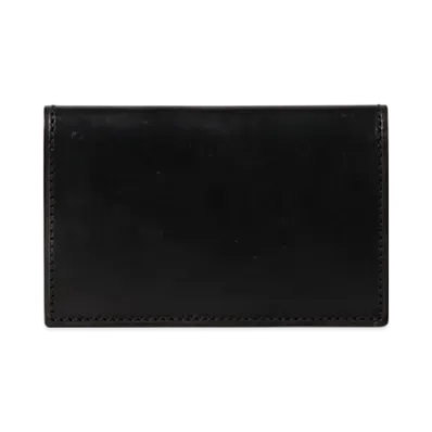 BEAMS Card Case Bridle Leather "Black"